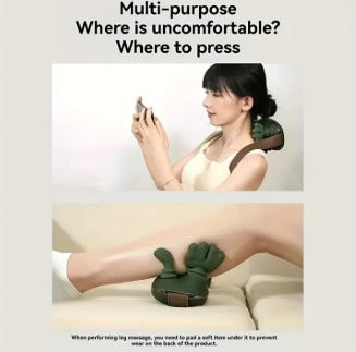 Multipurpose Human Hands Shape Rechargeable Massager for Neck, Shoulders, Legs, Back & Body Relaxation