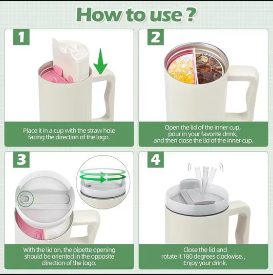 2-in-1 Silicone Cup Divider for Stanley Tumbler