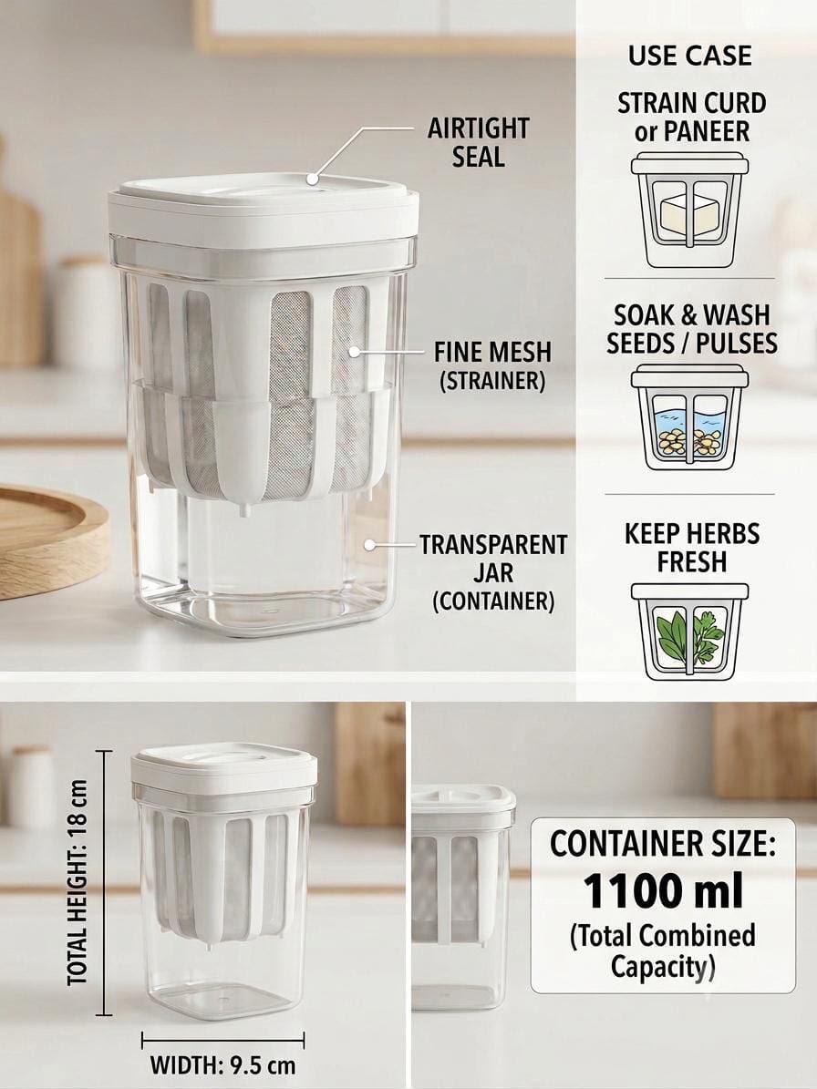 Greek Yogurt Maker & Filter with Lock