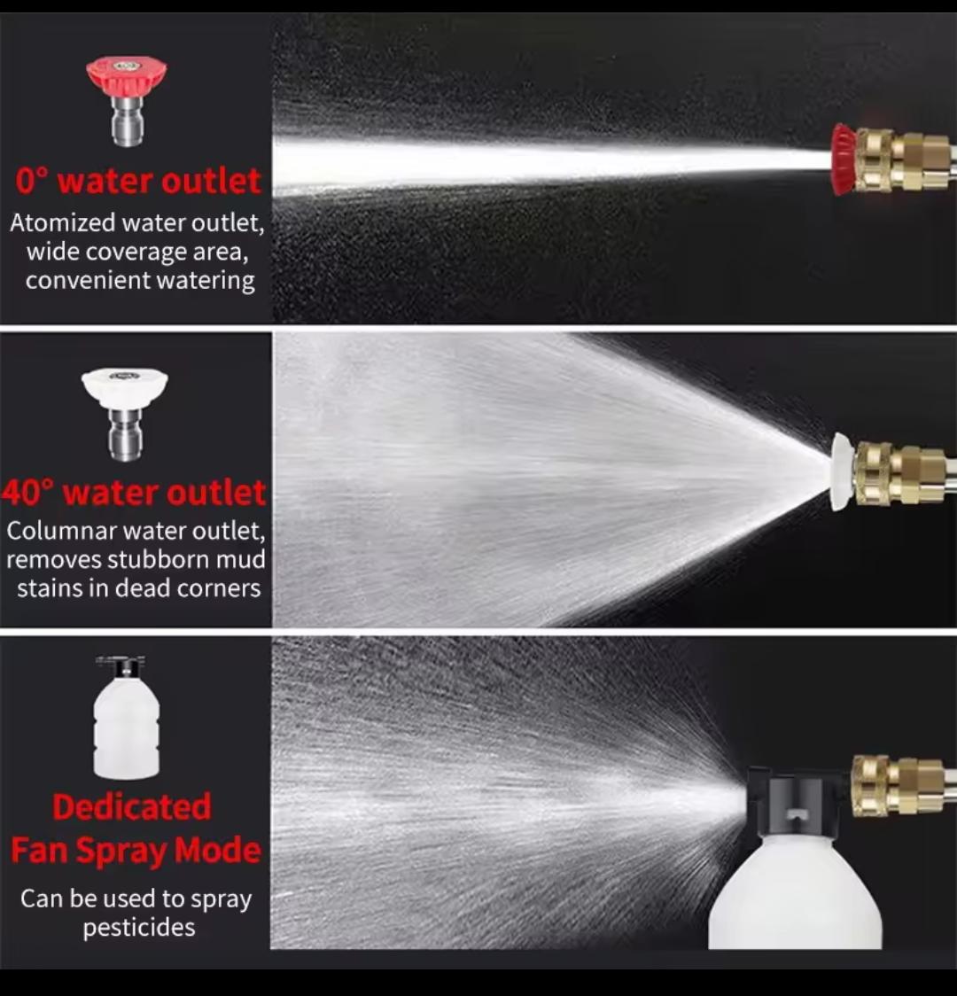 ``` Cordless Water Pressure Washer Gun with Battery ```