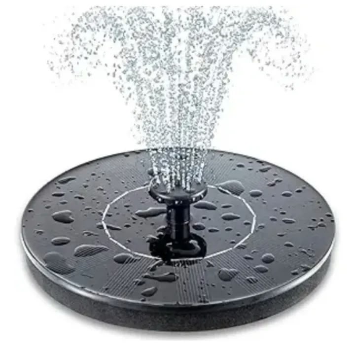 Solar Fountain Pump for Bird Baths, Ponds & Gardens