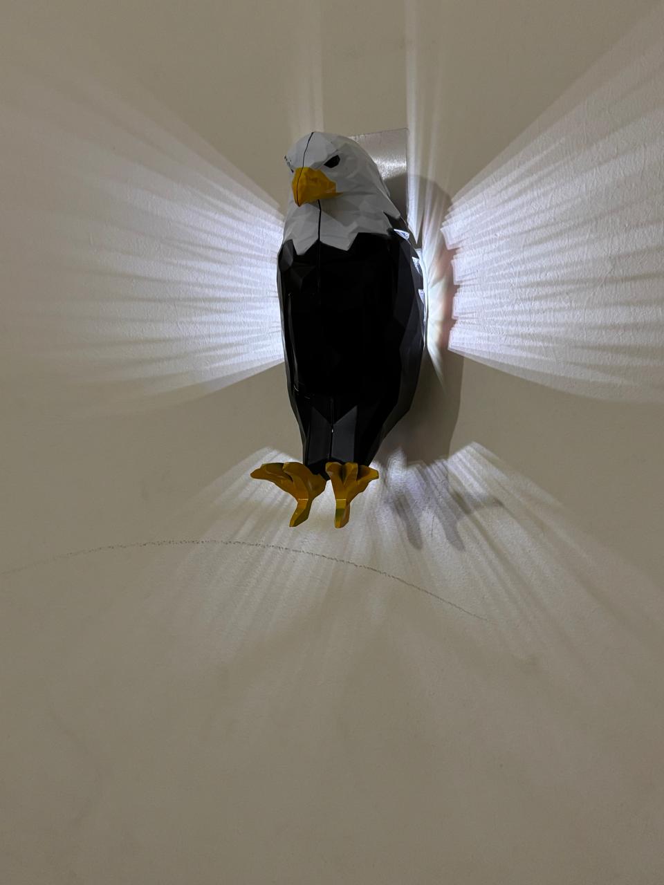 Cell Operated Eagle Wall Lamp 🇨🇳 | Premium Decorative Wall Light