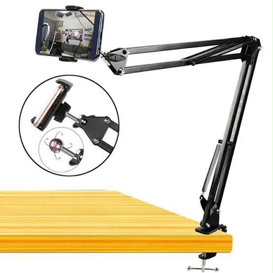 Metal Overhead Articulating ArmAdjustable Cell Phone HolderWith Box Packing