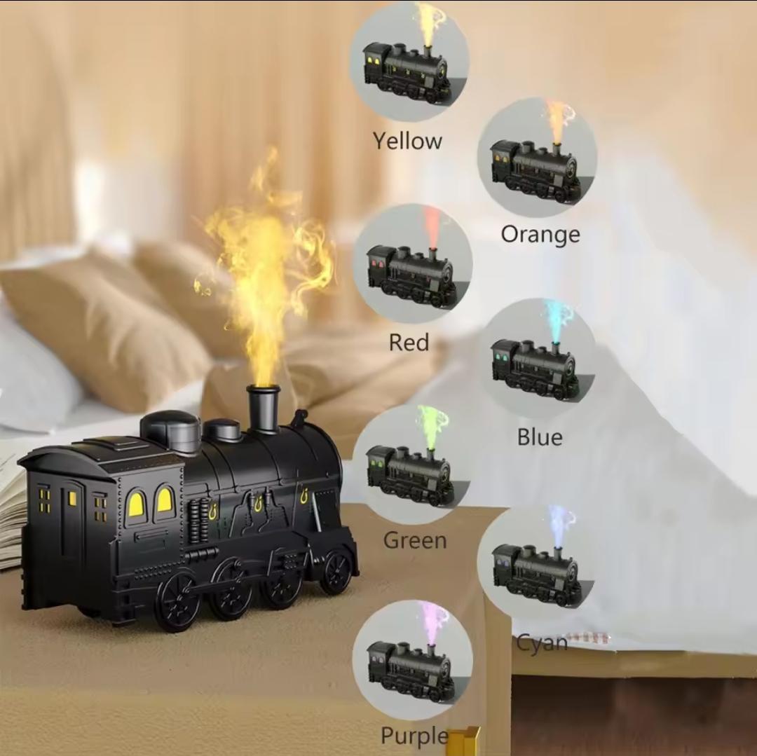 🚂 Vintage Train Humidifier – Powerful Mist & Ultra-Quiet Operation