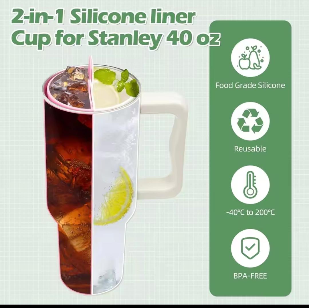 2-in-1 Silicone Cup Divider for Stanley Tumbler