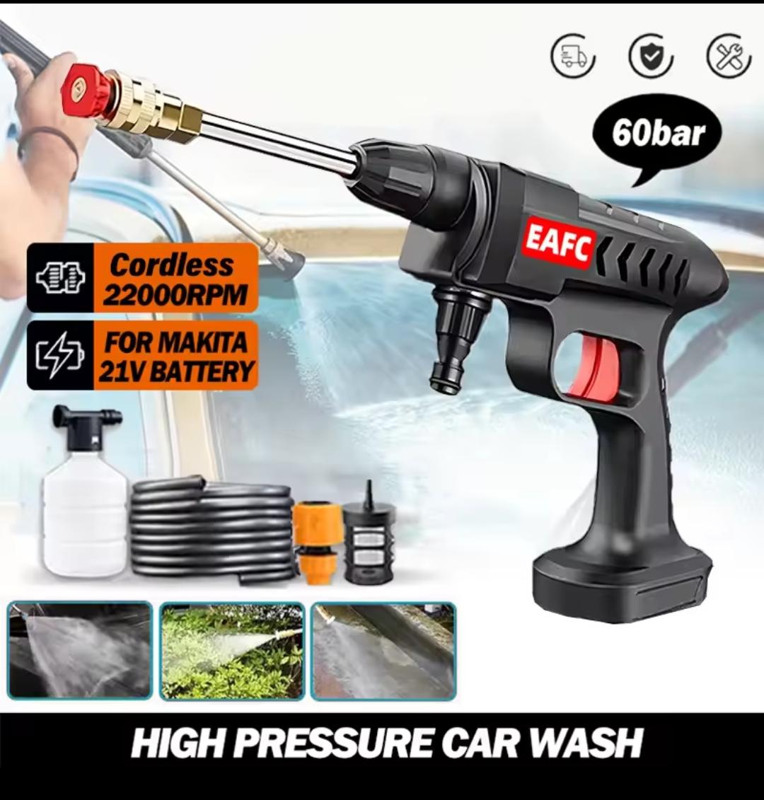 ``` Cordless Water Pressure Washer Gun with Battery ```