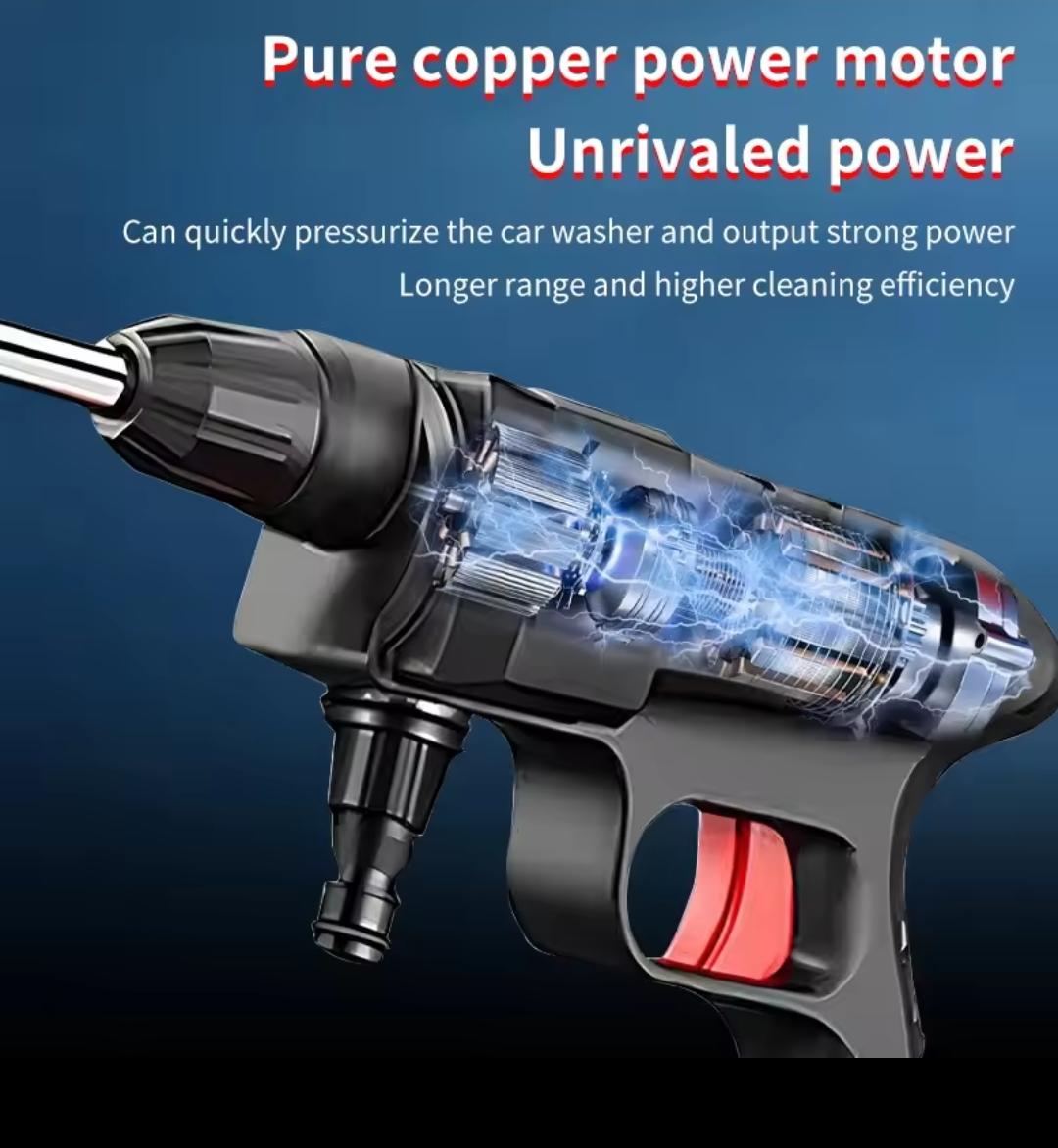 ``` Cordless Water Pressure Washer Gun with Battery ```