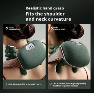 Multipurpose Human Hands Shape Rechargeable Massager for Neck, Shoulders, Legs, Back & Body Relaxation